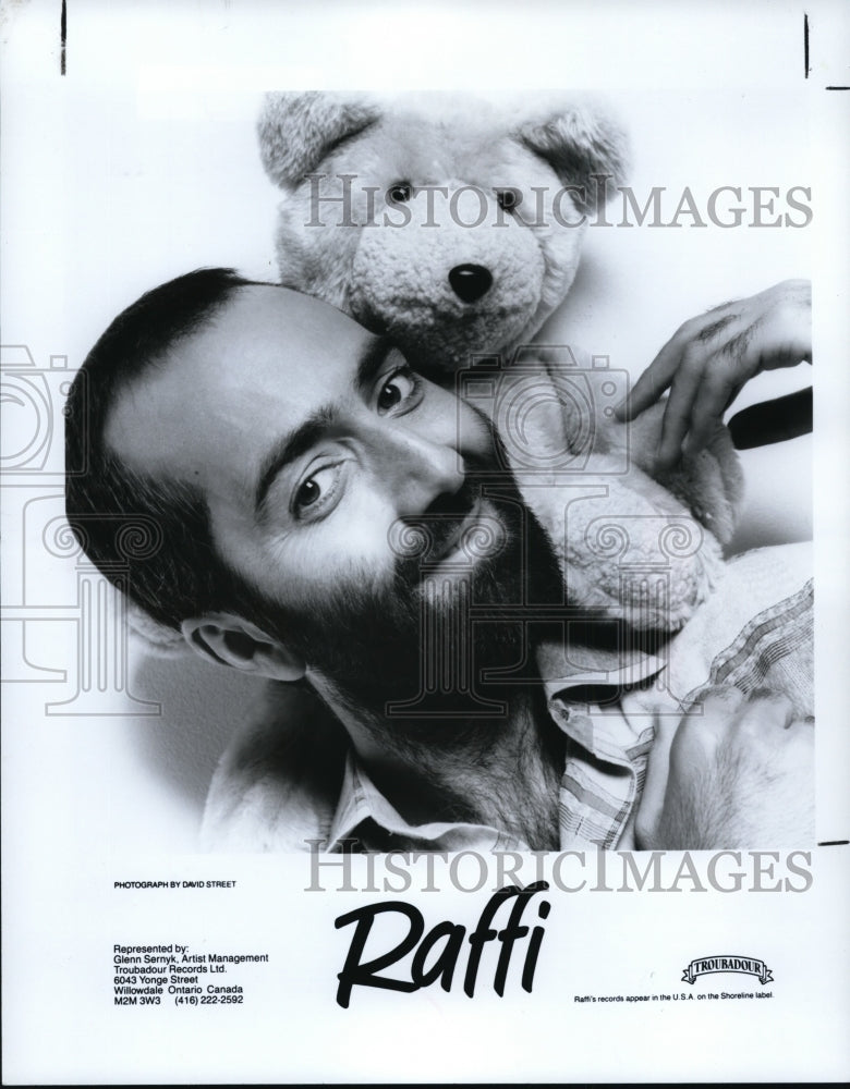 1987 Press Photo Raffi - cvp88074- Historic Images