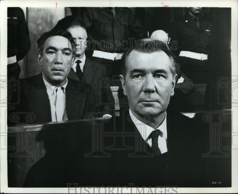 1967 Press Photo Anthony Quinn, Michael Redgrave-The 25th Hour - cvp88191- Historic Images