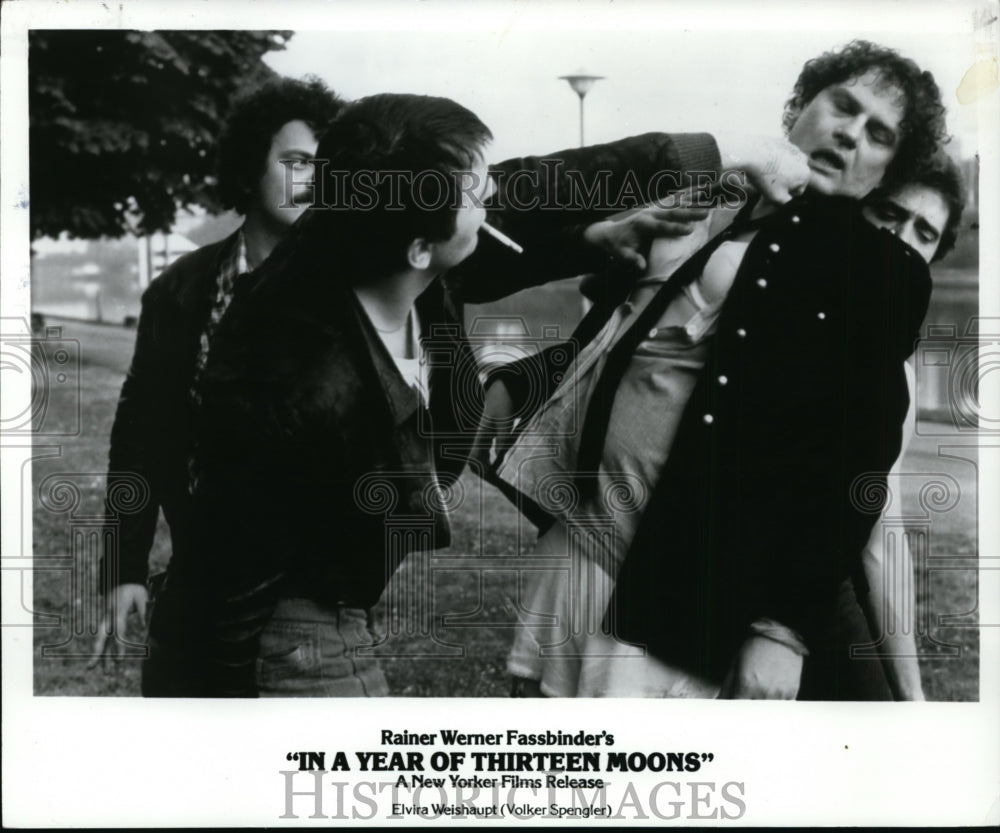 1984 Press Photo Rainer Werner Fassbinder's "In a Year of Thirteen moons."- Historic Images
