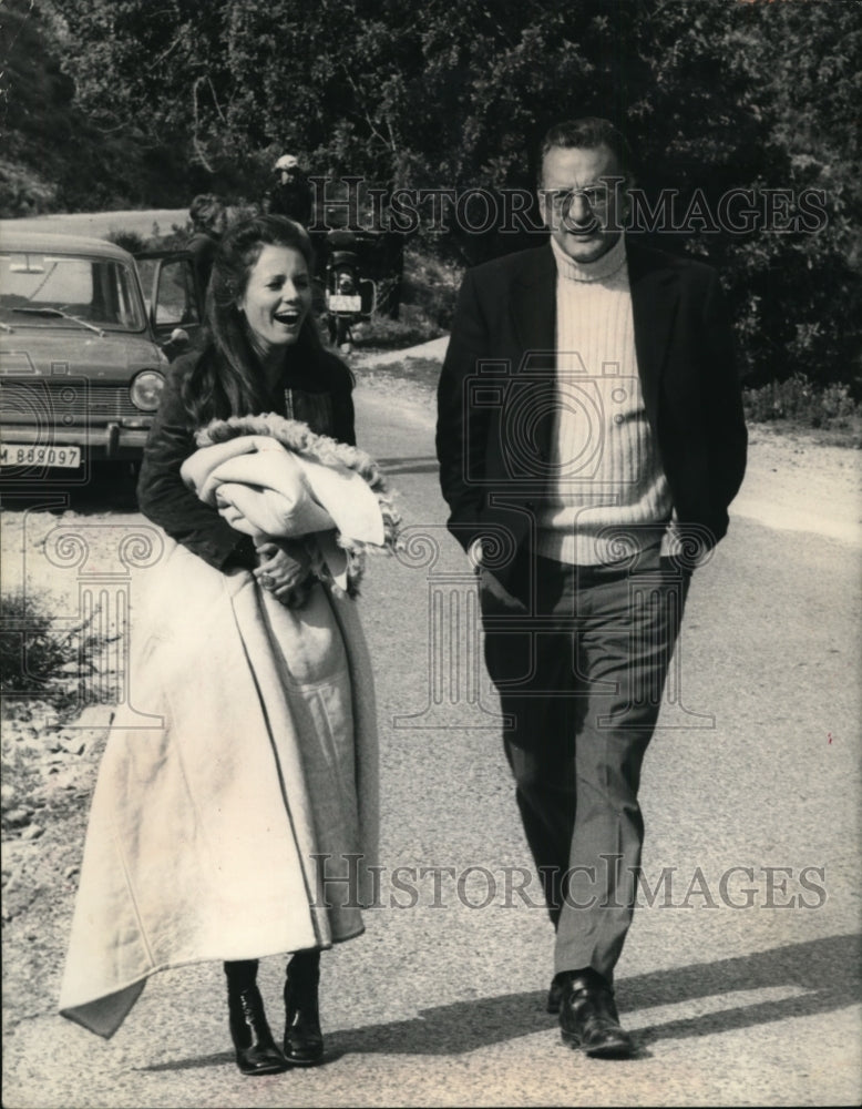 1971 Press Photo The Last Run- George Scott and Trish Van Devere - cvp88808- Historic Images