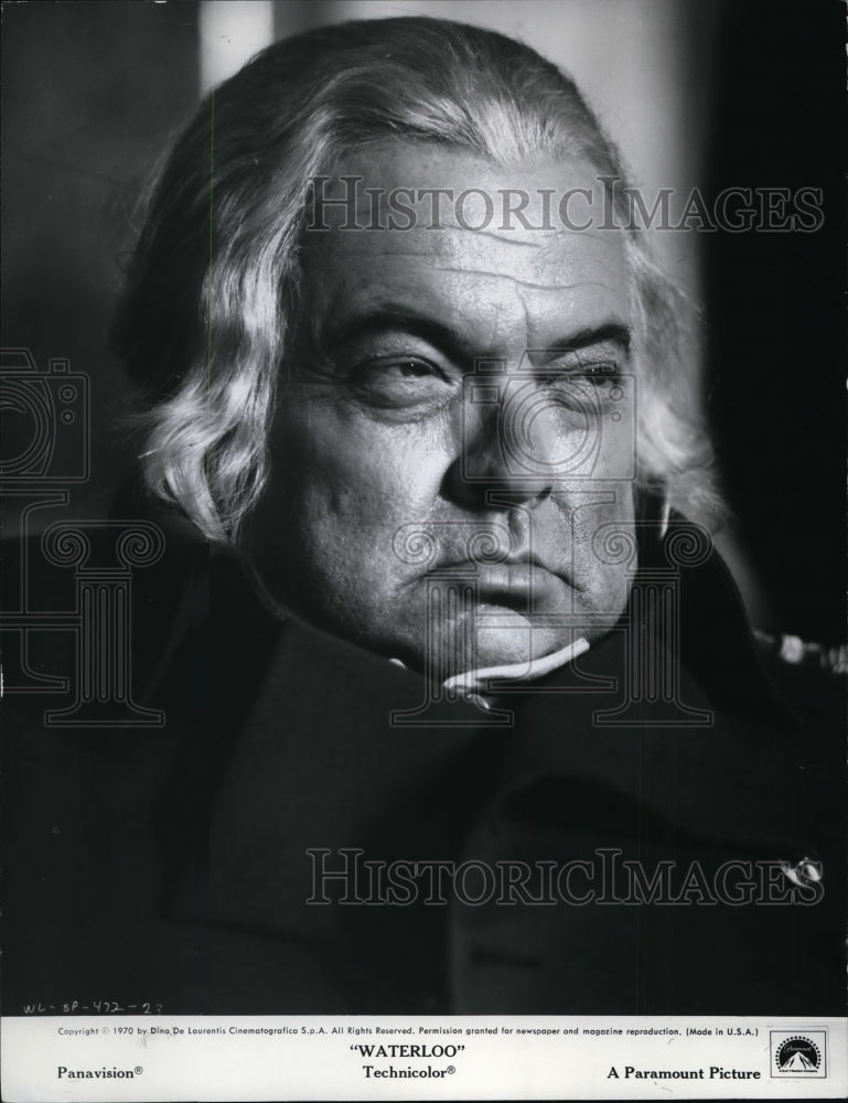 1970 Press Photo Orson Welles as Louis XXIII in "Waterloo." - cvp89056- Historic Images