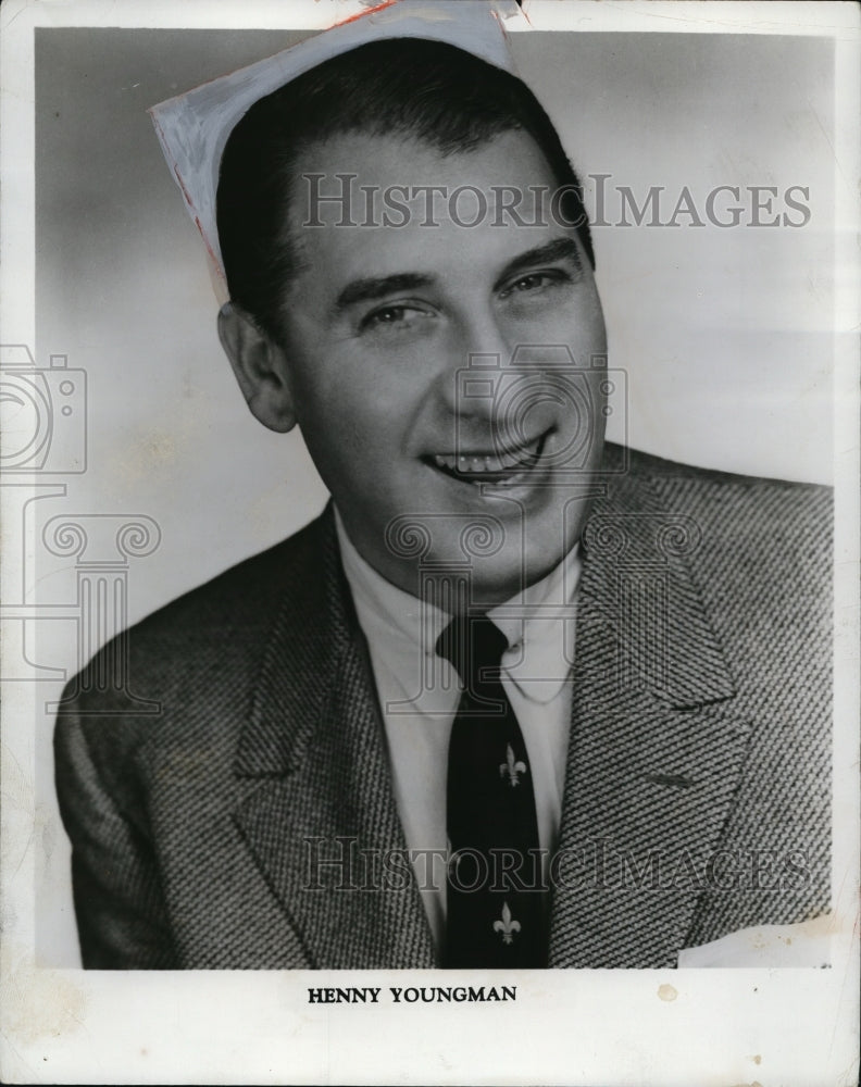 1956 Press Photo Henny Youngman. - cvp89394- Historic Images