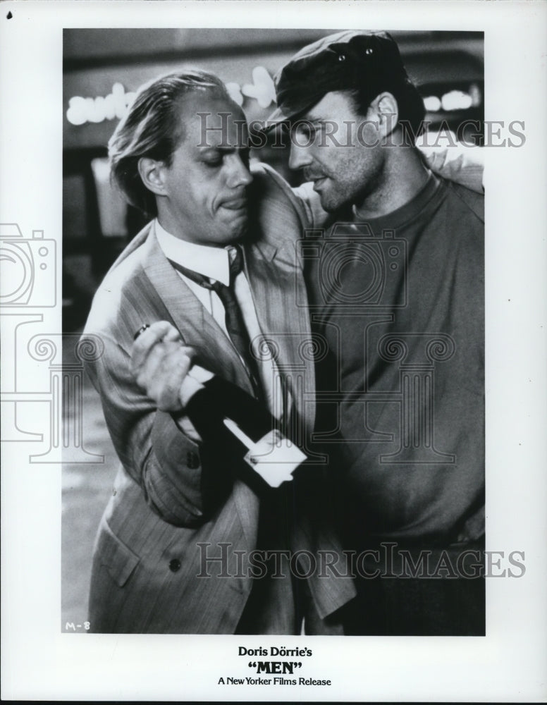 1987 Press Photo &quot;Men,&quot; Doris Dorrie&#39;s wacky comedy of modern sexual manners.- Historic Images