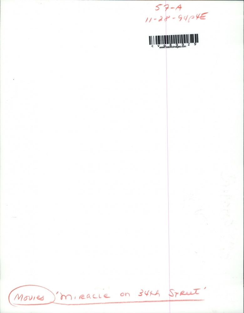 1994 Press Photo Dylan McDermott and William Kasey Jr. in Miracle on 34th Street