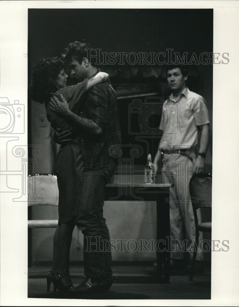 1985 Press Photo Morgan Lund-Fool For Love play - cvp90187- Historic Images