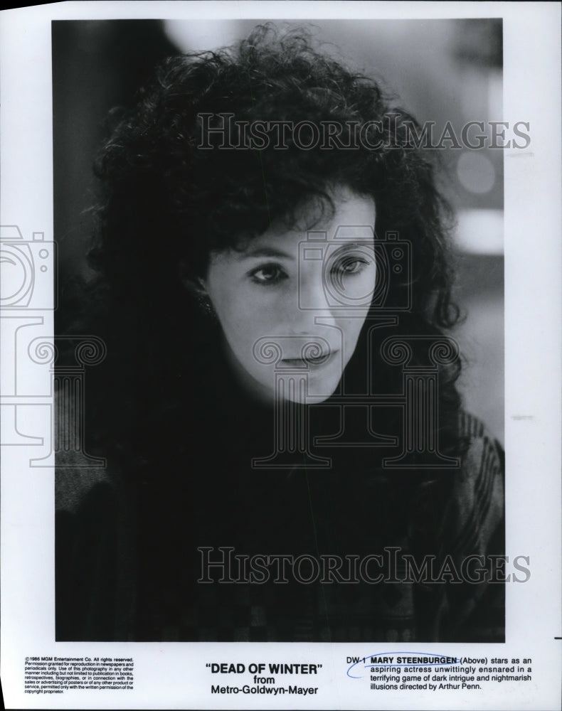 1987 Press Photo Mary Steenburgen-Dead of Winter - cvp90235- Historic Images