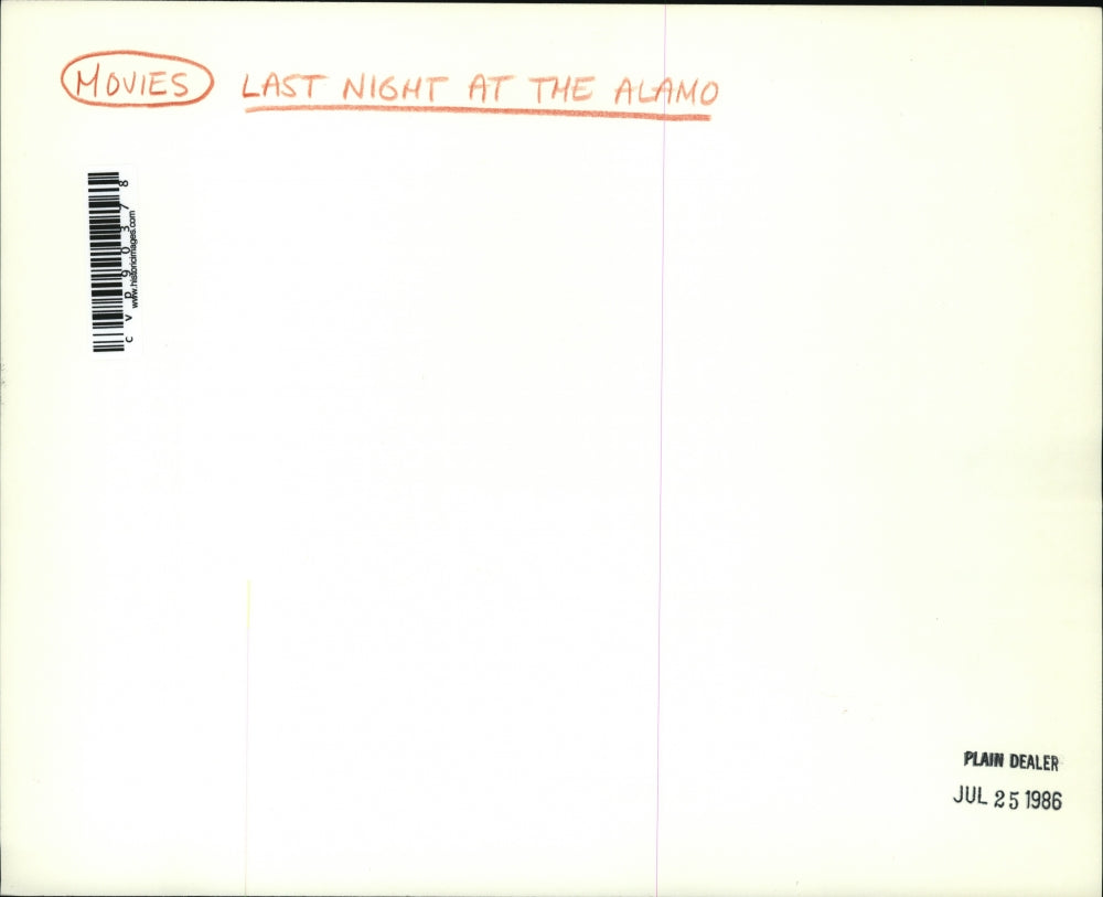 1986 Press Photo Sonny CXarl Davis and Doris Hargrave "Last Night at the Alamo".