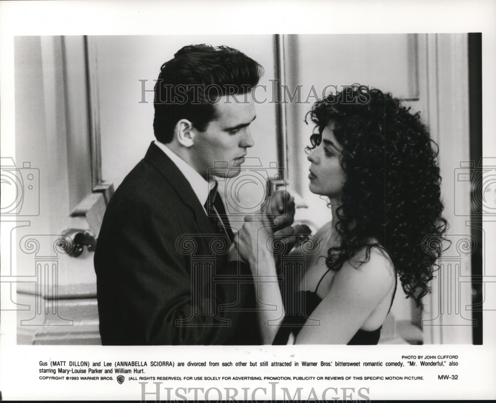 1994 Press Photo Mr. Wonderful-Matt Dillon and Annabella Sciorra - cvp90602- Historic Images