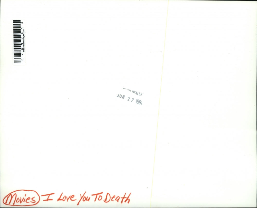 1991 Press Photo Keanu Reeves in a love comedy movie "I Love You To Death."