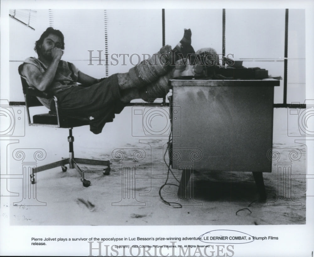 1983 Press Photo Pierre Jolivet in Le Dernier Combat. - cvp90685- Historic Images