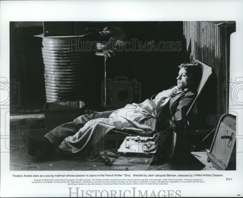 Press Photo Frederick Andrei-Diva movie scene - cvp90757- Historic Images