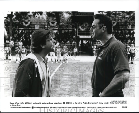 1995 Press Photo Rick Moranis and Ed O'Neill in family comedy,'Little Giants"- Historic Images