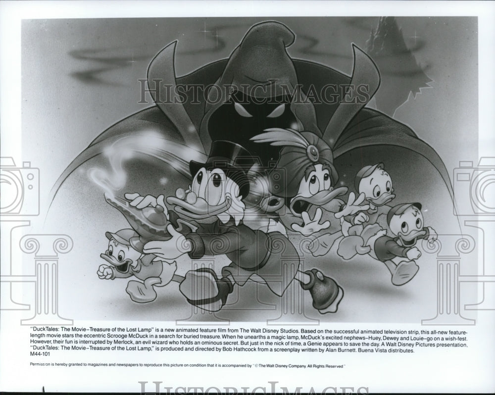 1991 Press Photo A scene from Walt Disney&#39;s Duck Tales: The Movie. - cvp90926- Historic Images