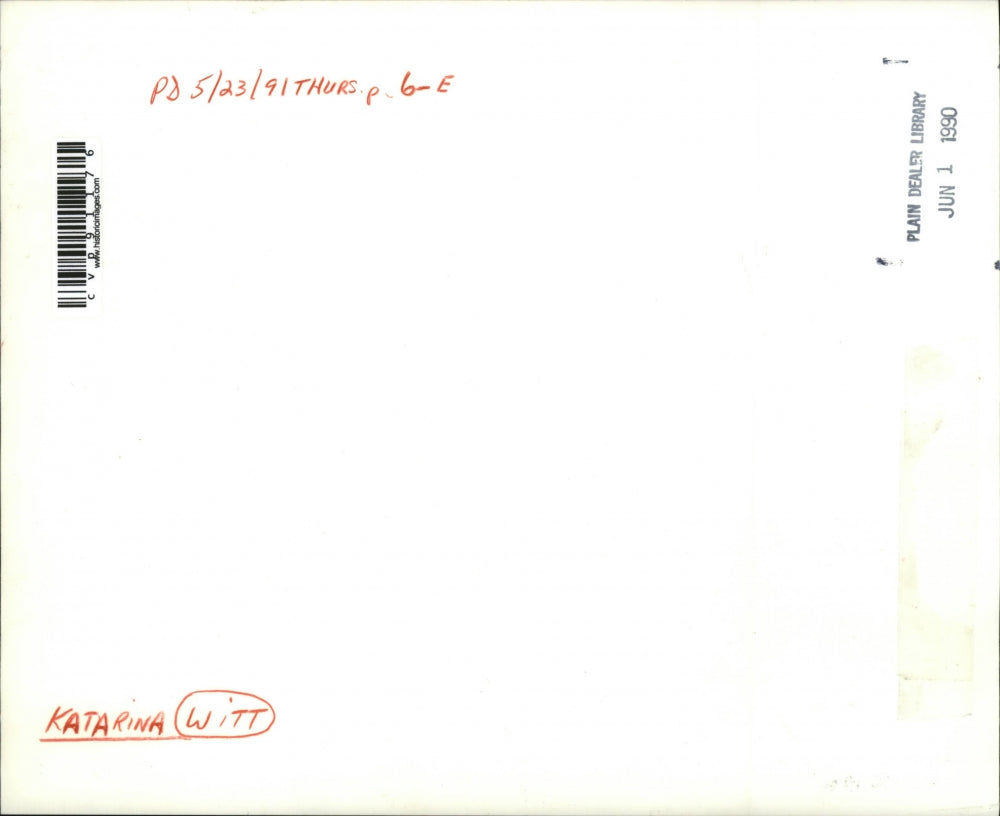 1991 Press Photo Brian Boitano and Katarina Witt - cvp91176