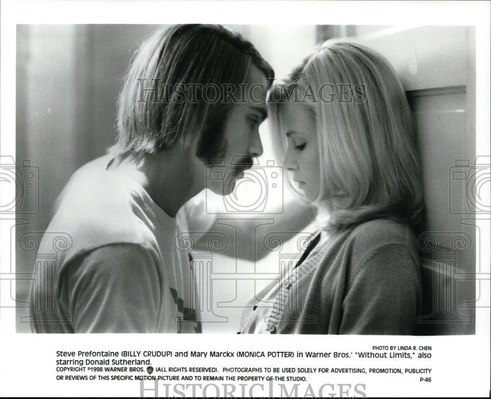 1998 Press Photo Billy Crudup and Monica Potter in Without Limits. - cvp91396- Historic Images