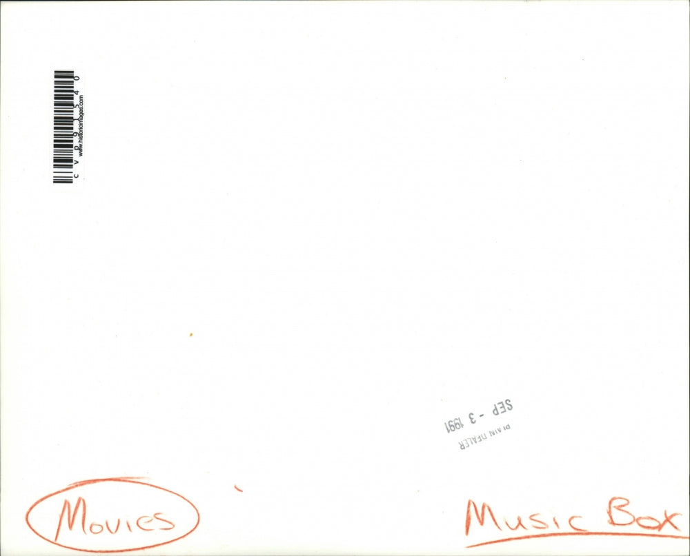 1989 Press Photo Jessica Lange and Armin Mueller-Stahl in Music Box. - cvp91540