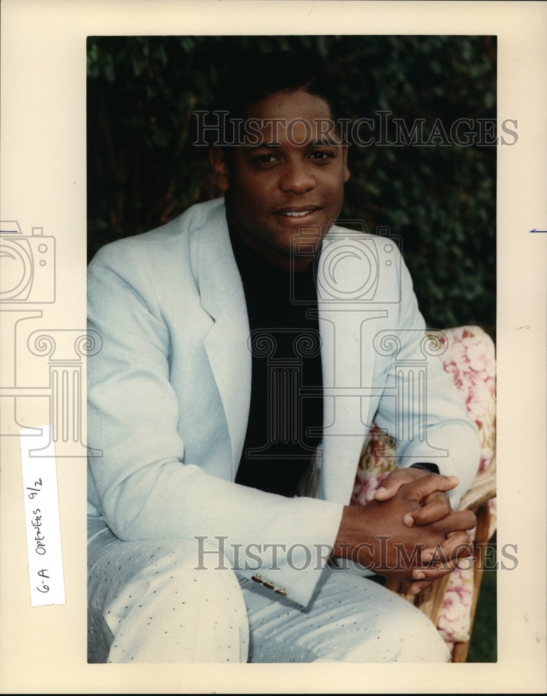 1990 Press Photo Blair Underwood stars in NBC TV&#39;s LA Law - cvp91606- Historic Images