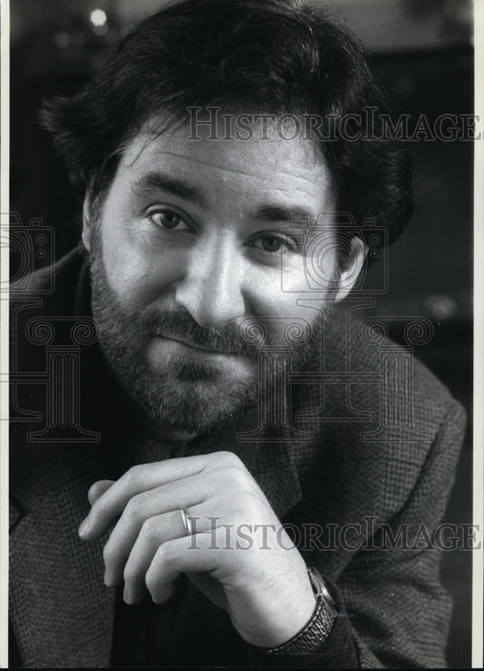 1991 Press Photo Kevin Kline stars and directs "Hamlet" at The Public Theater- Historic Images