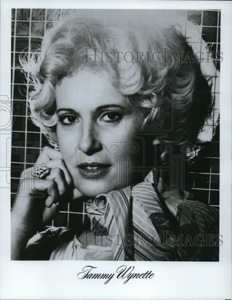 1984 Press Photo Tammy Wynette - cvp91989- Historic Images
