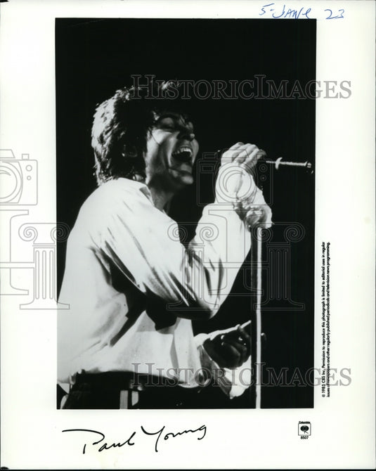 1985 Press Photo Paul Young - cvp92197- Historic Images