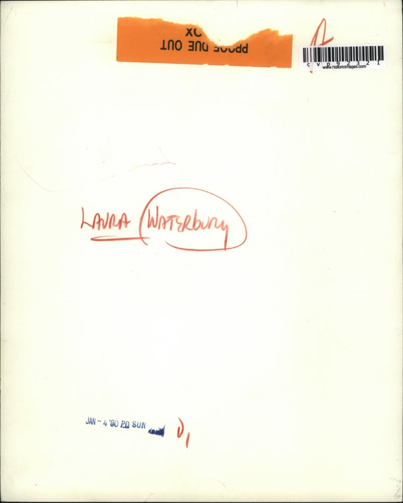 1980 Press Photo Laura Waterbury, actress - cvp92321