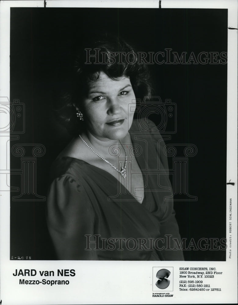 1993 Press Photo Jard van Nees, Mezzo-Soprano - cvp92353- Historic Images