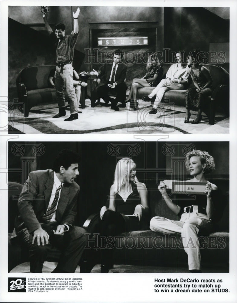 Press Photo Host Mark DeCarlo-Studs - cvp92477