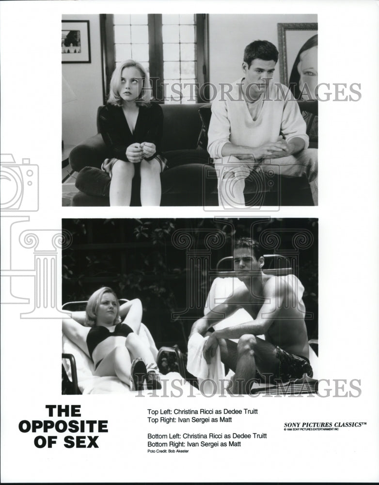 2000 Press PhotoChristina Ricci and Ivan Sergei-The Opposite of Sex - cvp92513- Historic Images