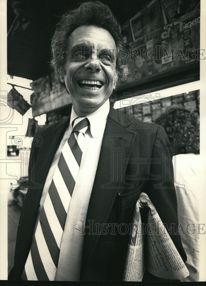 1987 Press Photo Comedian Mort Sahl - cvp92781- Historic Images