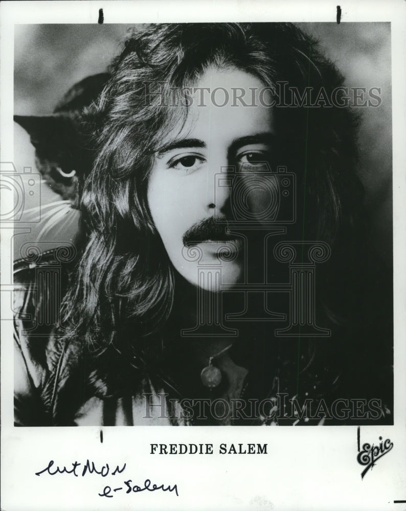 1983 Press Photo Freddie Salem, singer and musician. - cvp92869