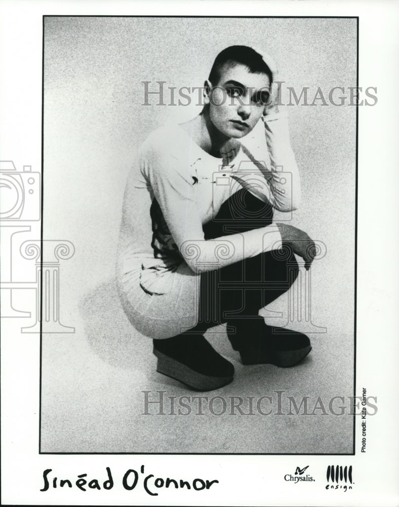 1990 Press Photo Sinead O&#39;Connor - cvp93038- Historic Images