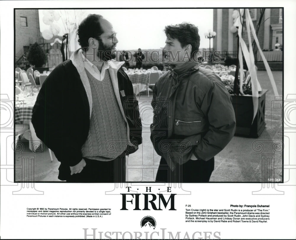 Press Photo The Firm-actor Tom Cruise and producer Scott Rudin - cvp93532