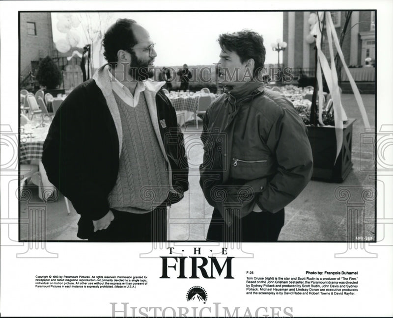 Load image into Gallery viewer, Press Photo The Firm-actor Tom Cruise and producer Scott Rudin - cvp93532
