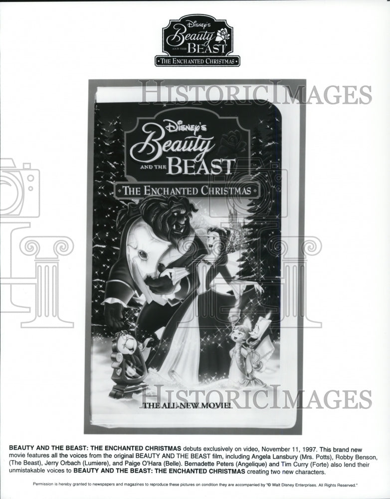 Press Photo Beauty and The Beast: The Enchanted Christmas - cvp93696- Historic Images