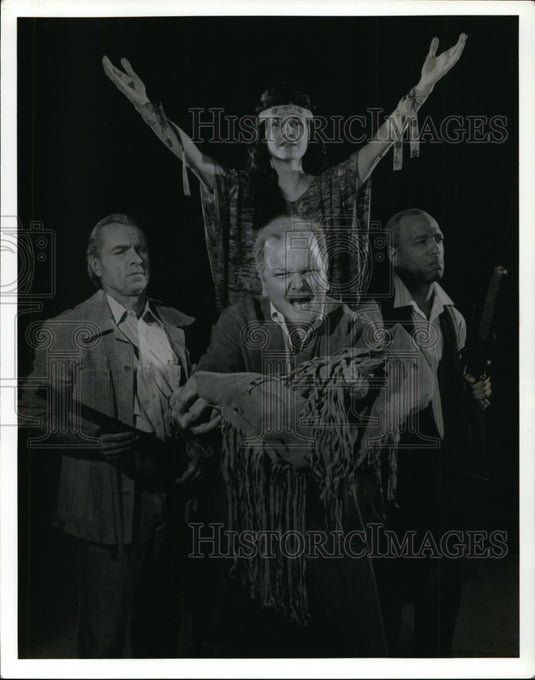 1995 Press Photo The Ensemble Theater cast in The Kentucky Cycle. - cvp93977- Historic Images