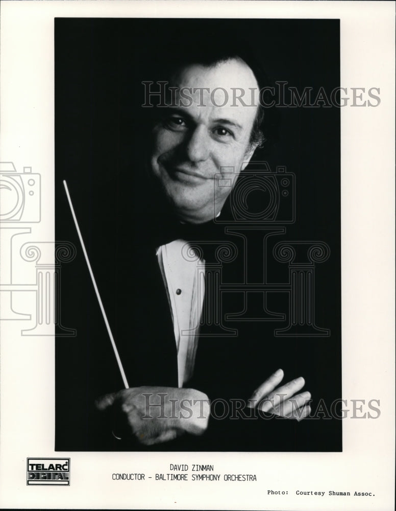 Press Photo David Zinman, Conductor - Baltimore Symphony Orchestra - cvp94140- Historic Images