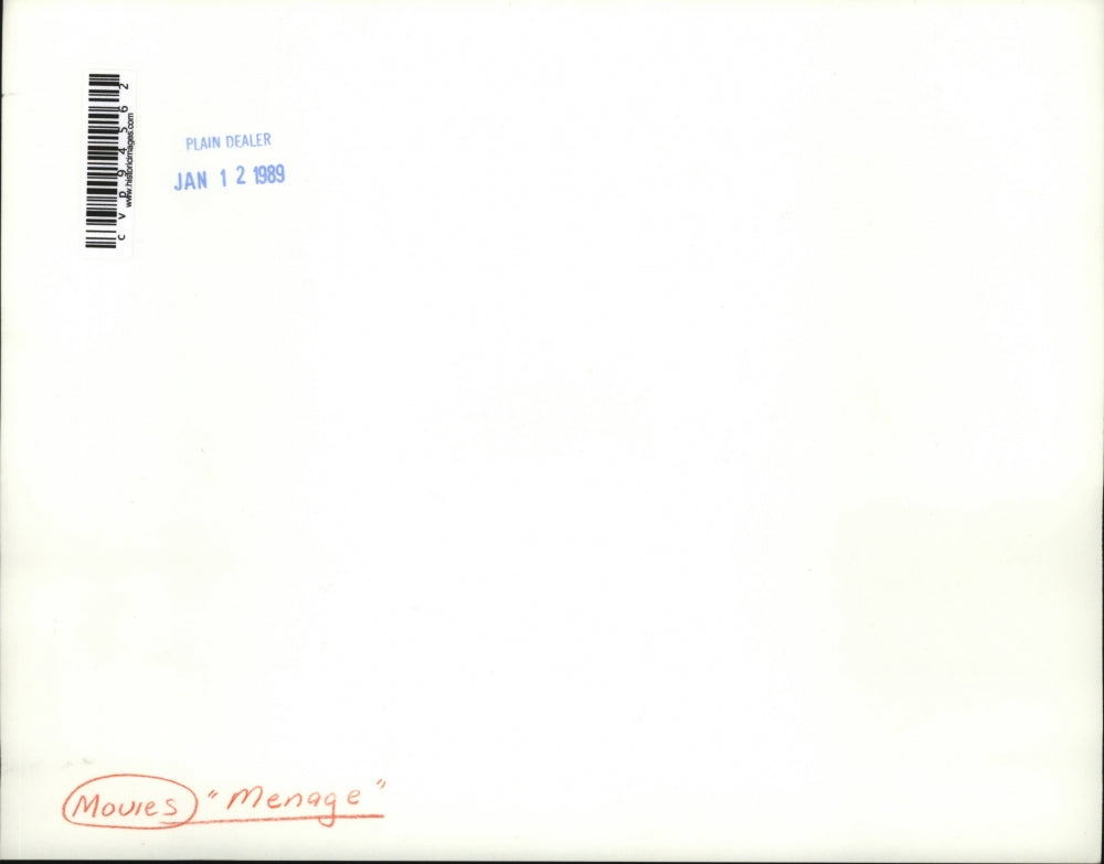 1989 Press Photo Michael Blanc and Gerard Depardie-Menage - cvp94562