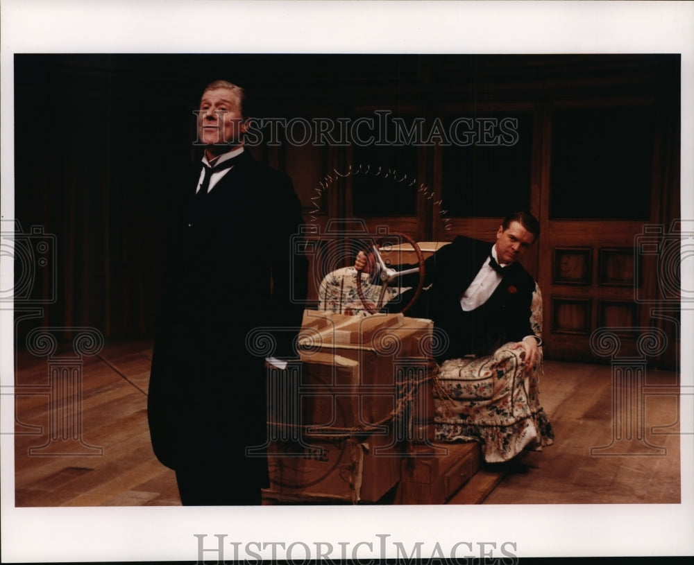 Press Photo Martin Jarvis and John Scherer in By Jeeves. - cvp94671- Historic Images