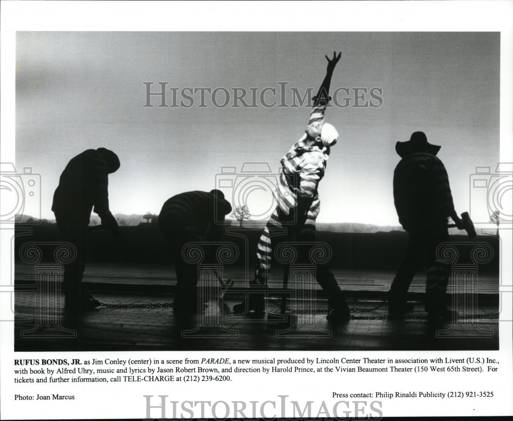 Press Photo Rufus Bonds, Jr. in Parade. - cvp94672- Historic Images