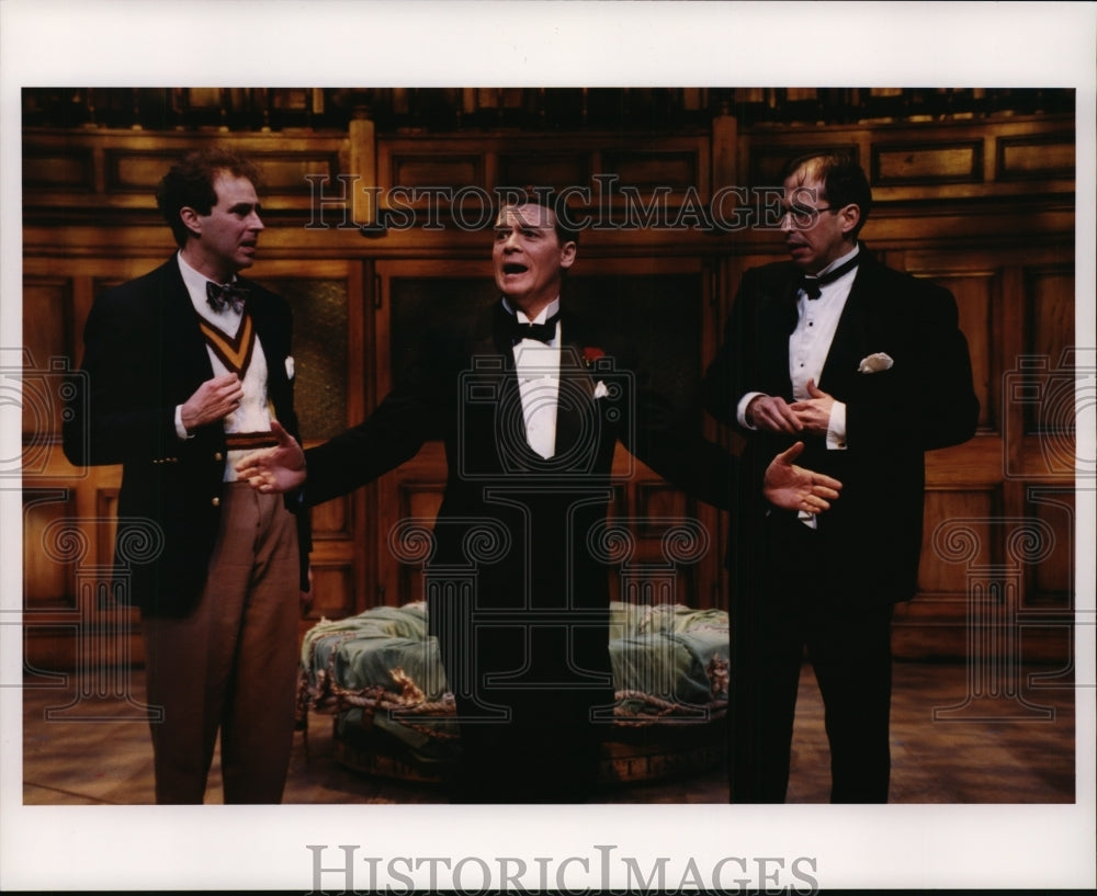 Press Photo Don Stephenson, James Kall and John Scherer in By Jeeves.- Historic Images