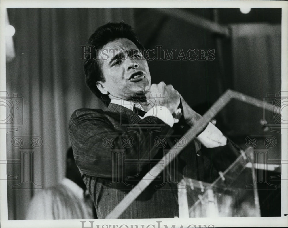 1986 Press Photo Nick Mancuso-That Terrible Swift Sword - cvp94867- Historic Images