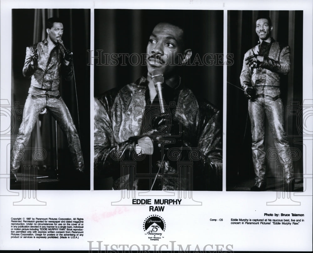 1987 Press Photo Eddie Murphy Raw - cvp94915- Historic Images