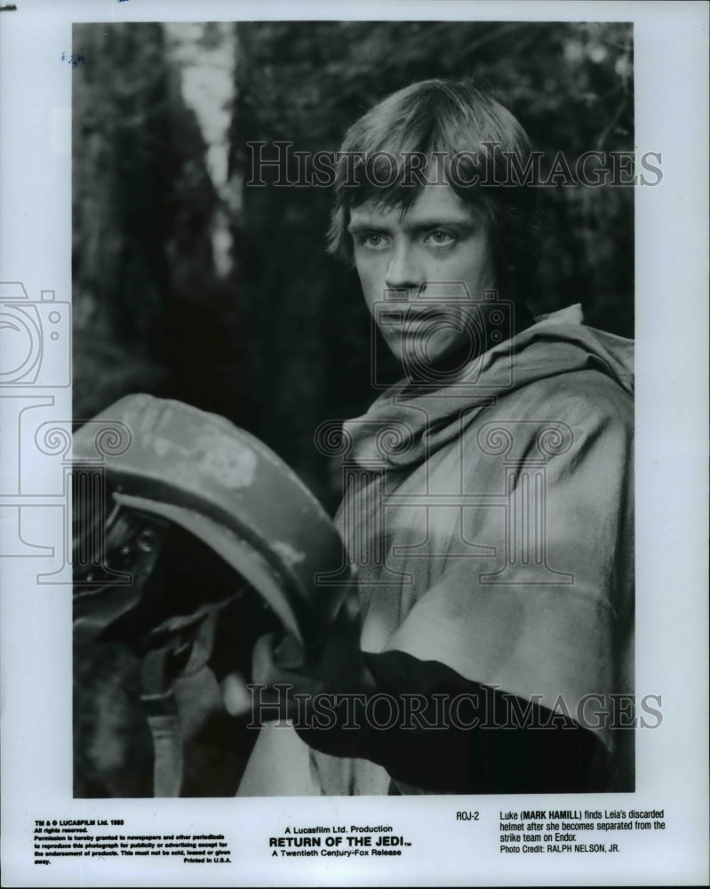 1983 Press Photo Mark Hamill in Return of the Jedi. - cvp95484- Historic Images