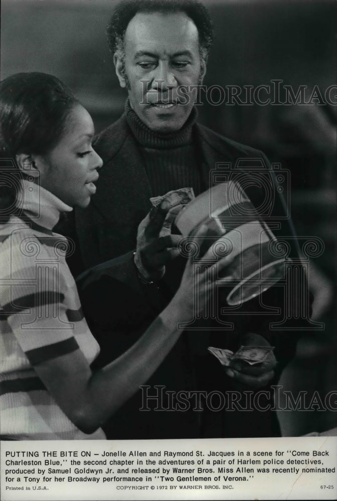 1972 Press Photo Raymond St. Jacques in Come Back Charleston Blue. - cvp95738- Historic Images