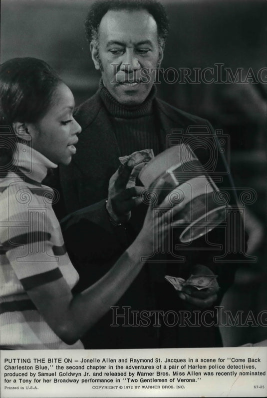 1972 Press Photo Raymond St. Jacques in Come Back Charleston Blue. - cvp95738- Historic Images