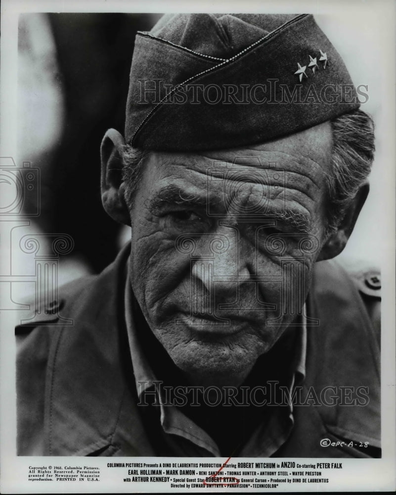 1968 Press Photo Robert Ryan in Anzio movie - cvp95753