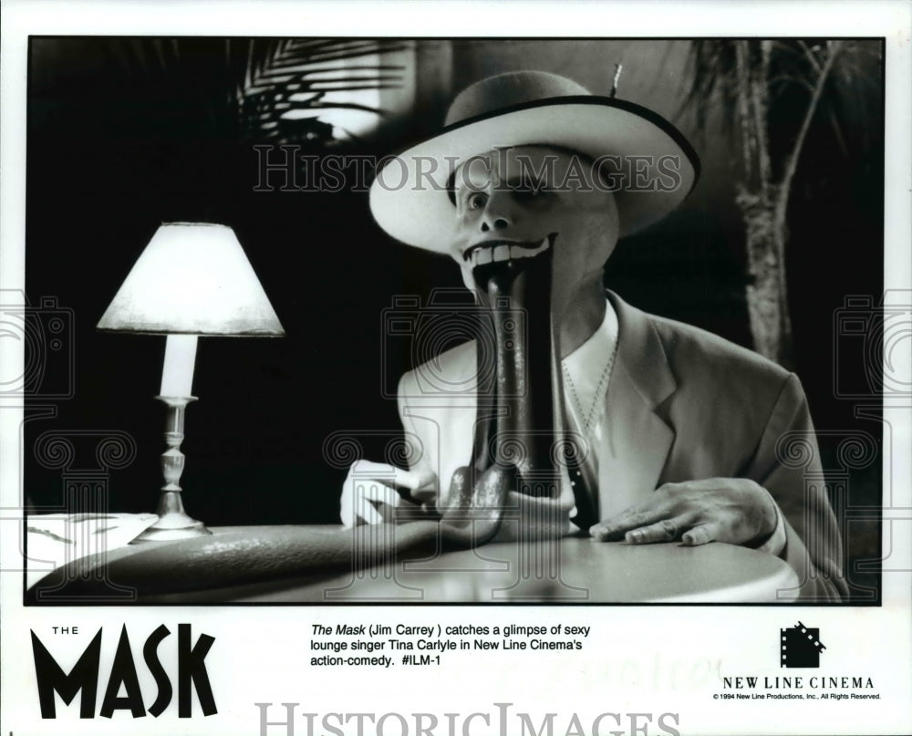 1994 Press Photo Jim Carrey in his lead role in the movie The Mask - cvp95935- Historic Images