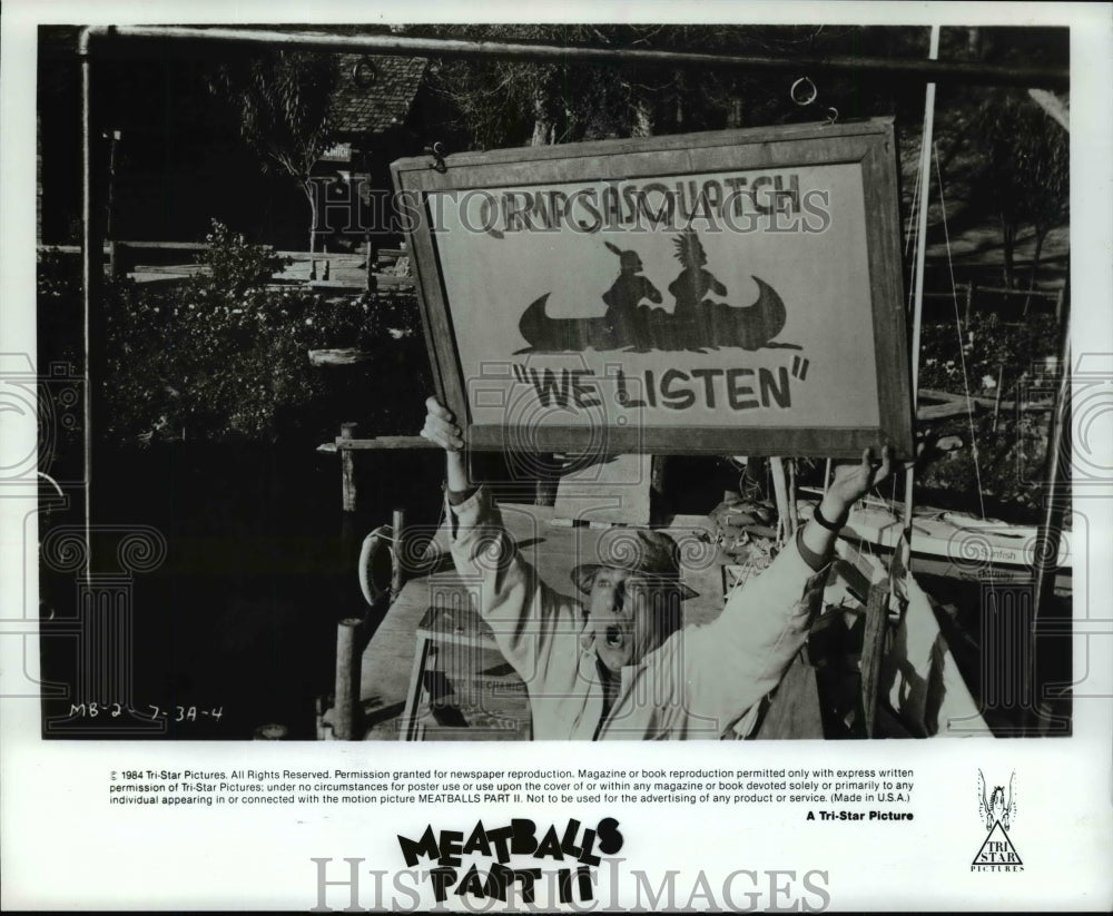 1984 Press Photo Richard Mulligan in Meatballs Part II. - cvp96020- Historic Images