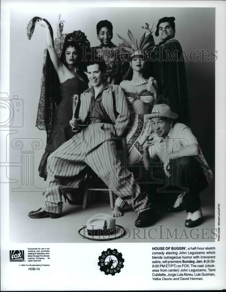 1994 Press Photo John Leguizamo and Tami Cubilette in House of Buggin'- Historic Images