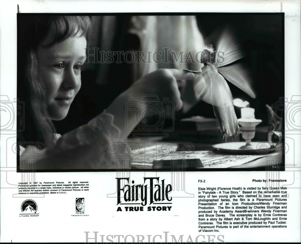 1997 Press Photo Fairytail-A True Story, Florence Hoath - cvp96645- Historic Images